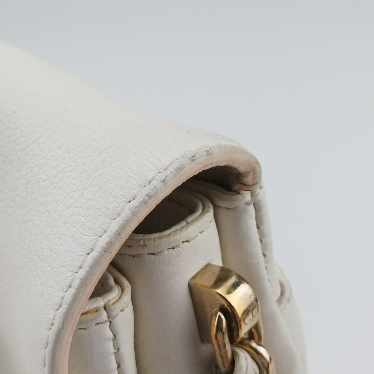 DiorlingWhiteLeather01-BO-0133ディオールリングホワイトレザー01-BO-0133