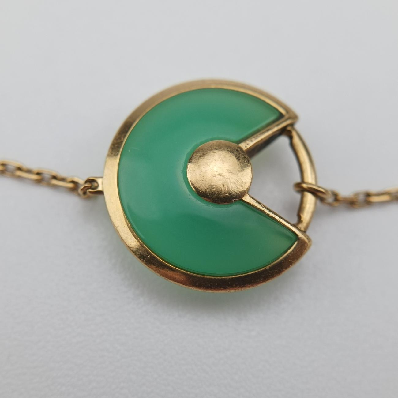 Amulette de CartierGreen×goldenAU750B6046015CIR302アミュレット ドゥ カルティエグリーン×ゴールドAU750B6046015CIR302