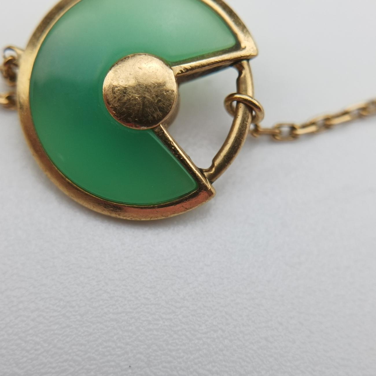 Amulette de CartierGreen×goldenAU750B6046015CIR302アミュレット ドゥ カルティエグリーン×ゴールドAU750B6046015CIR302