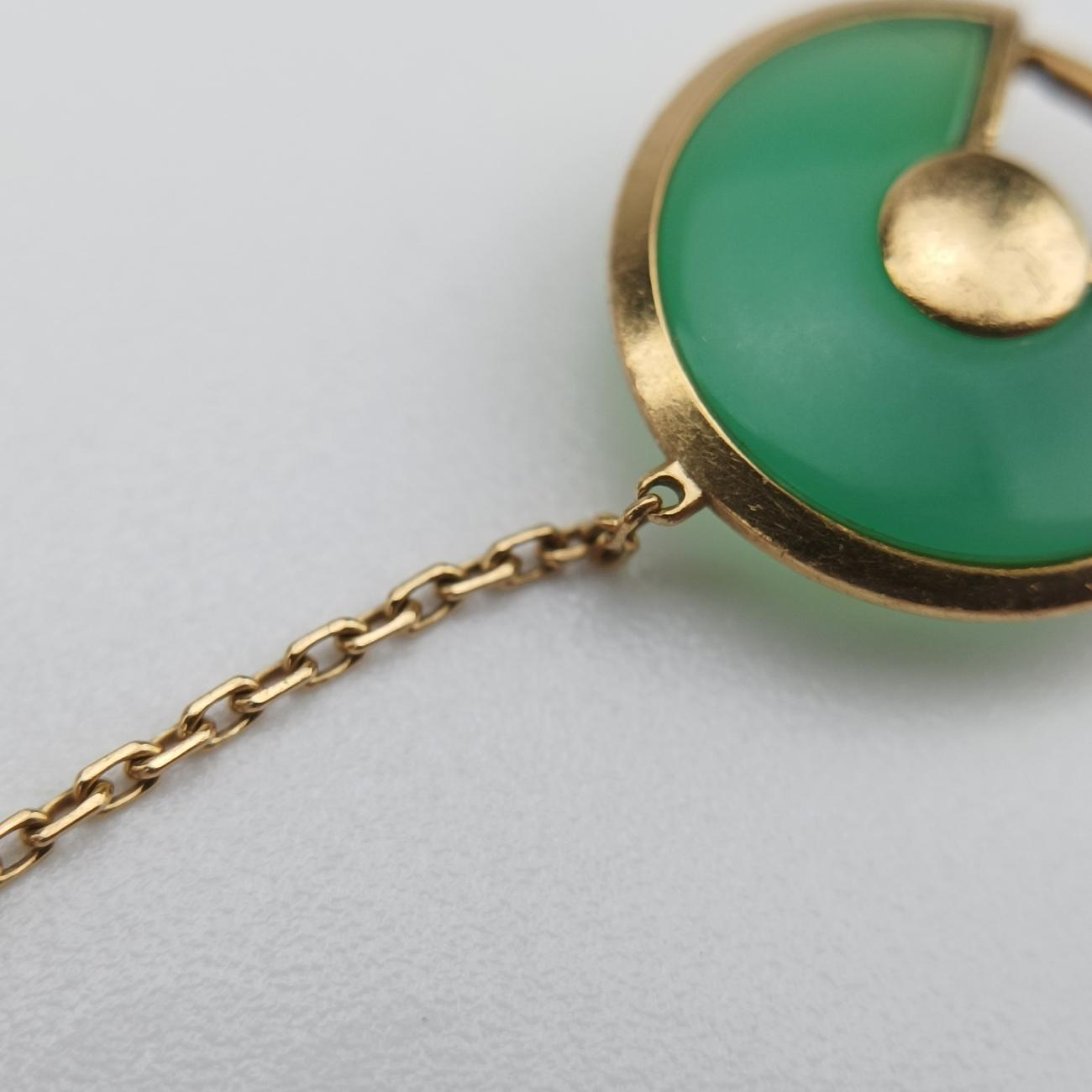 Amulette de CartierGreen×goldenAU750B6046015CIR302アミュレット ドゥ カルティエグリーン×ゴールドAU750B6046015CIR302