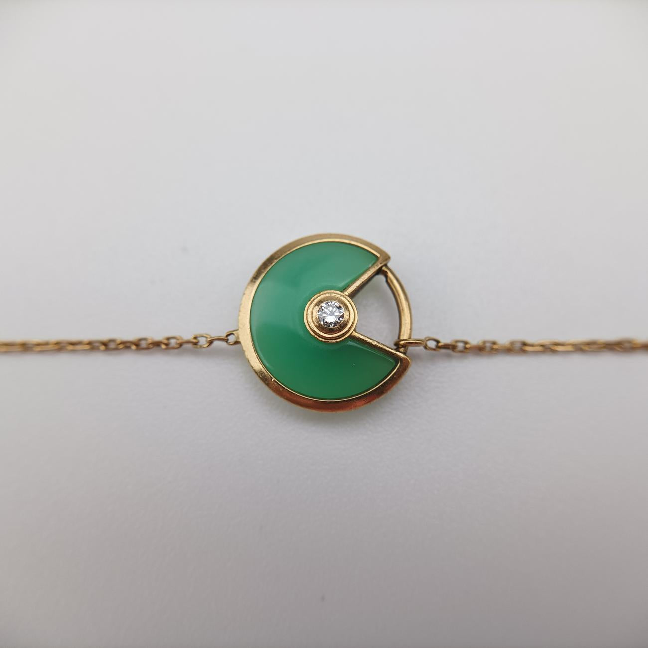 Amulette de CartierGreen×goldenAU750B6046015CIR302アミュレット ドゥ カルティエグリーン×ゴールドAU750B6046015CIR302