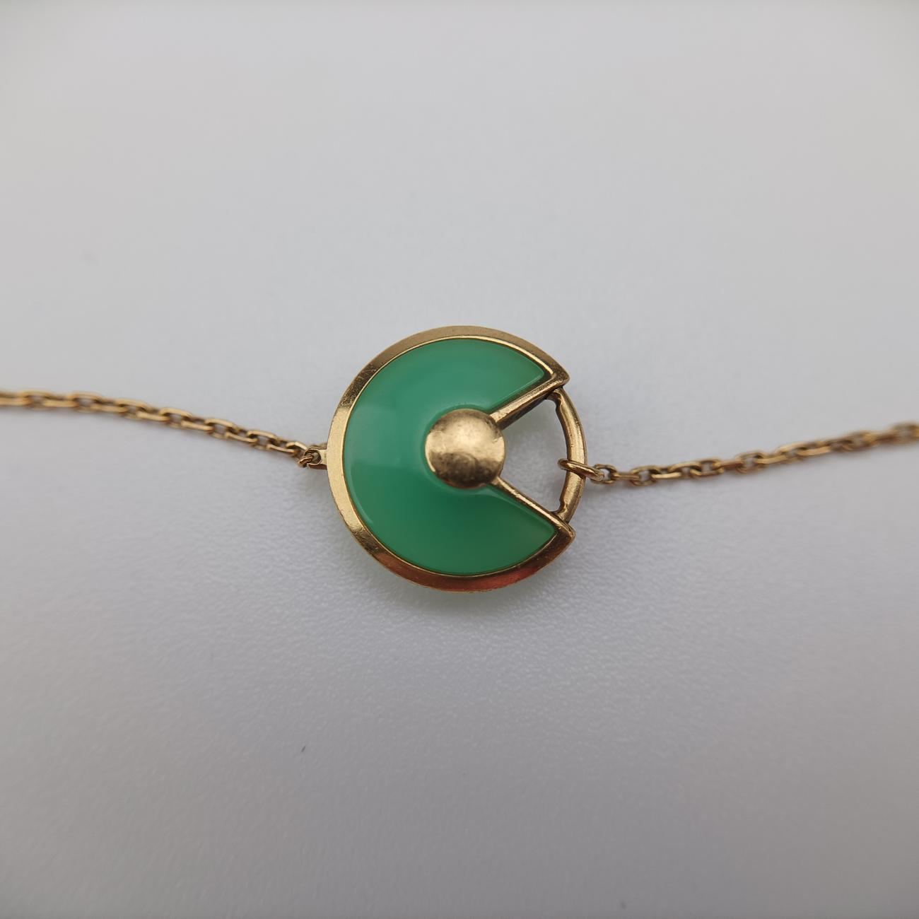 Amulette de CartierGreen×goldenAU750B6046015CIR302アミュレット ドゥ カルティエグリーン×ゴールドAU750B6046015CIR302