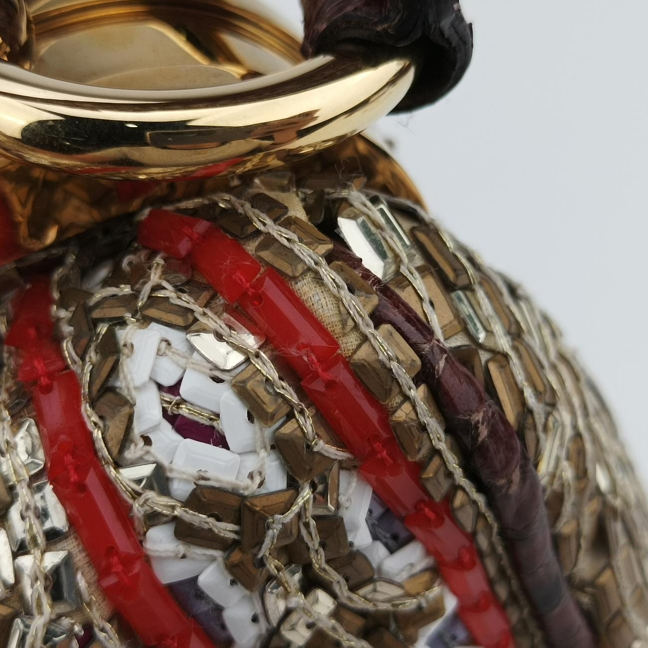 Python and Beads Agatha Mosaic King SatchelMulticolourbeadsパイソン ビーズ アガサ モザイク キング サッチェルマルチカラービーズ