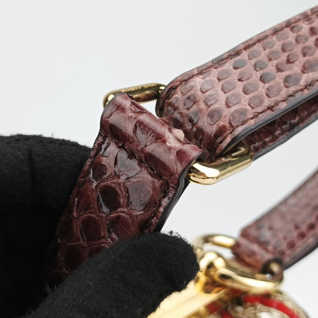 Python and Beads Agatha Mosaic King SatchelMulticolourbeadsパイソン ビーズ アガサ モザイク キング サッチェルマルチカラービーズ