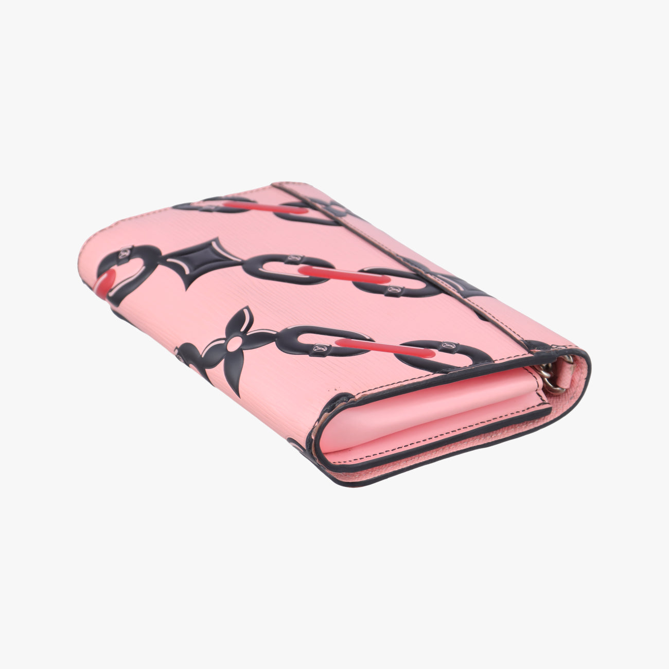 Portefeuille TwistPink x Red x BlackEpiM67227SP0136ポルトフォイユ ツイストピンクXレッドXブラックエピM67227SP0136