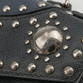 Studded CrossbodyBlack×NavySaffiano LeatherBT0970180スタッズクロスボディブラック×ネイビーサフィアーノレザーBT0970180