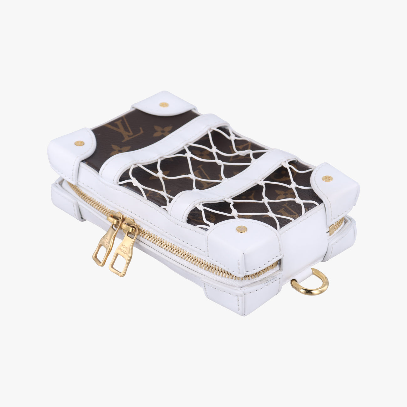 Soft Trunk Phone BoxBrown x WhiteMonogram Reverse CanvasM80102TJ4240 ICチップソフトトランク フォーンボックスモノグラム/ブラウン系× ホワイトモノグラムリバースキャンバスM80102TJ4240 ICチップ