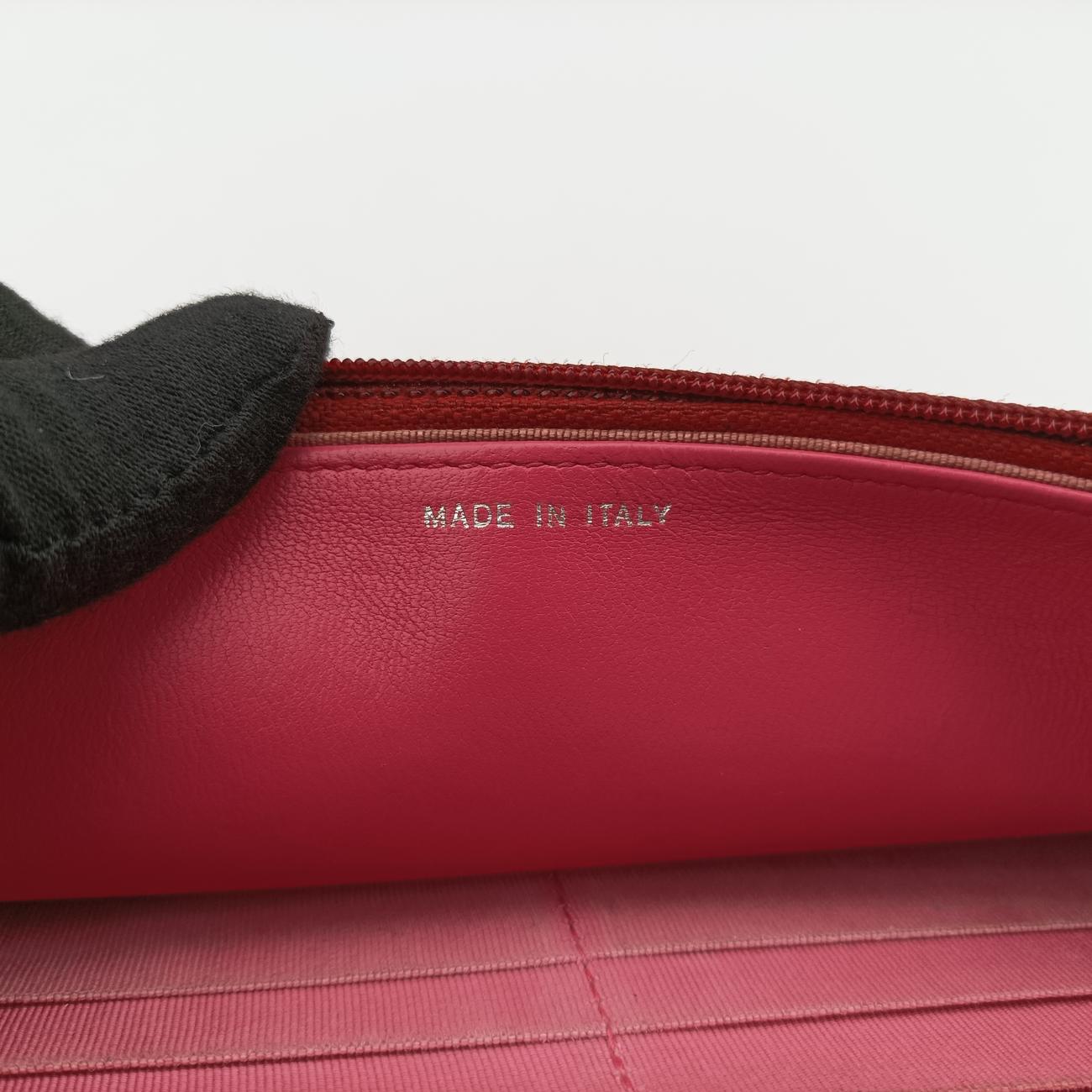 Matelasse coco markRedlambskinA3381420067656マトラッセ ココマークレッドラムスキンA3381420067656