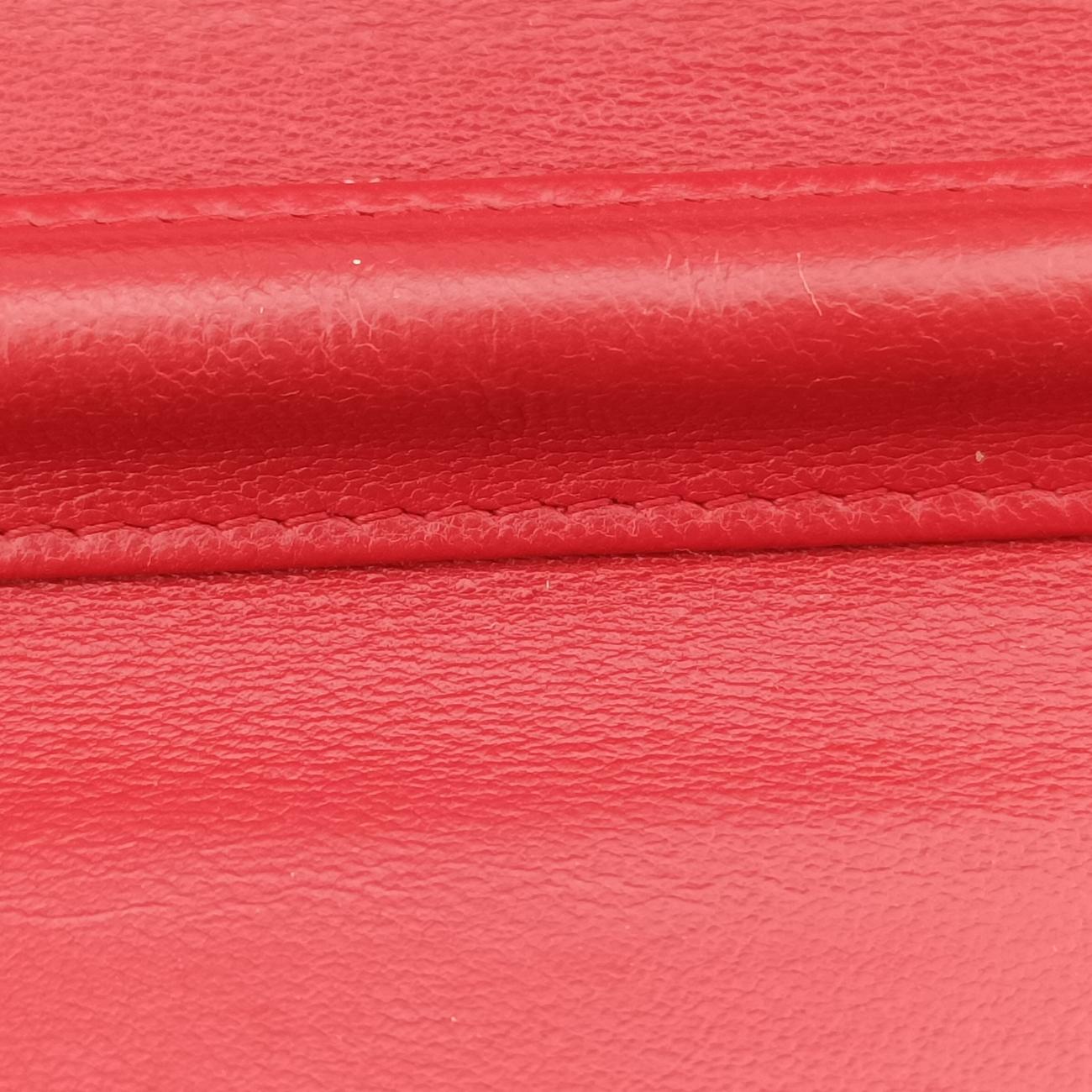 Matelasse coco markRedlambskinA3381420067656マトラッセ ココマークレッドラムスキンA3381420067656