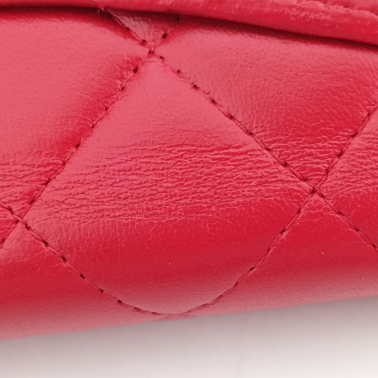 Matelasse coco markRedlambskinA3381420067656マトラッセ ココマークレッドラムスキンA3381420067656