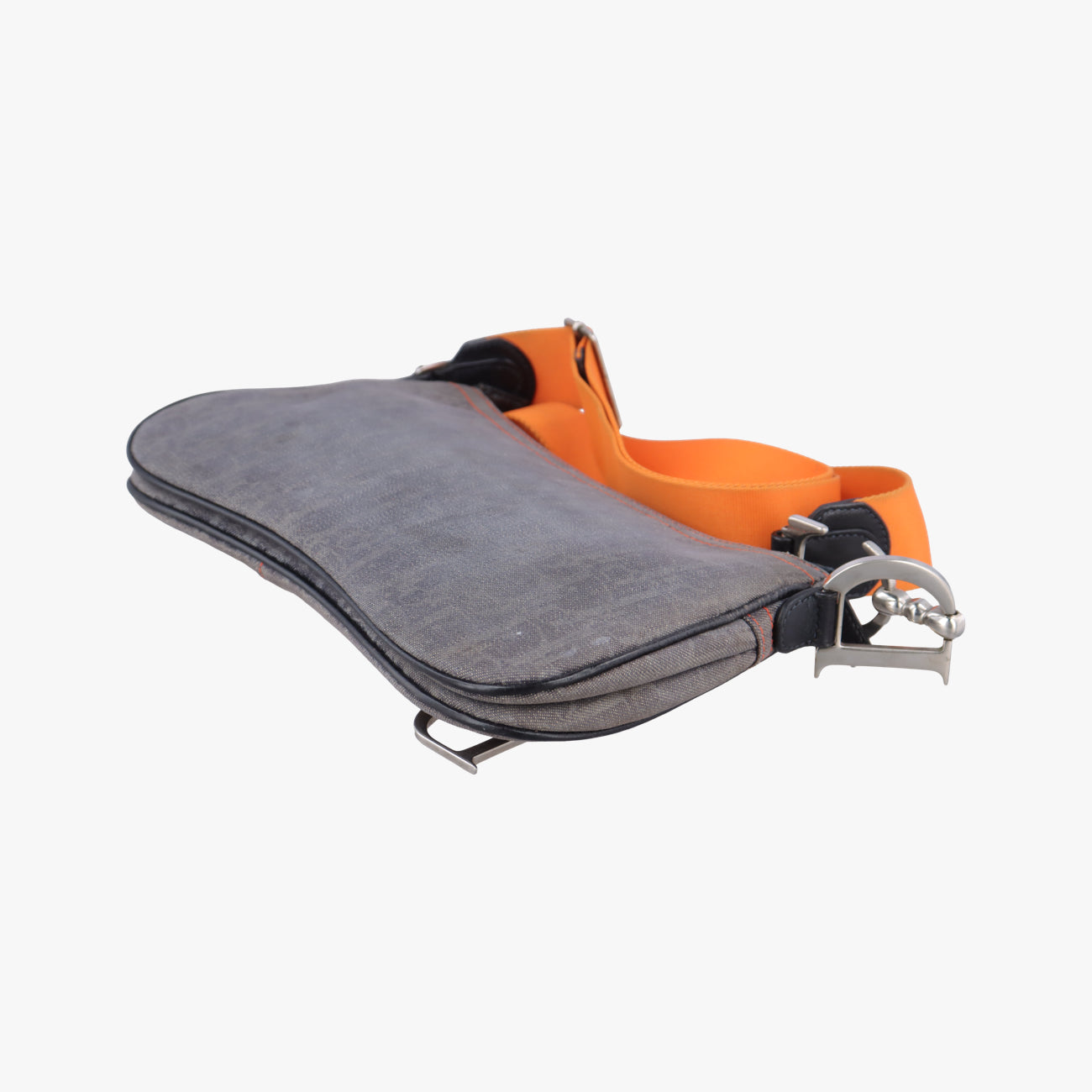 Vintage 2005 Flight Line Trotter Monogram LogoGrey×Orangejacquard08-RU-1005ヴィンテージ 2005 フライトライン トロッター モノグラム ロゴグレー×オレンジジャガード08-RU-1005