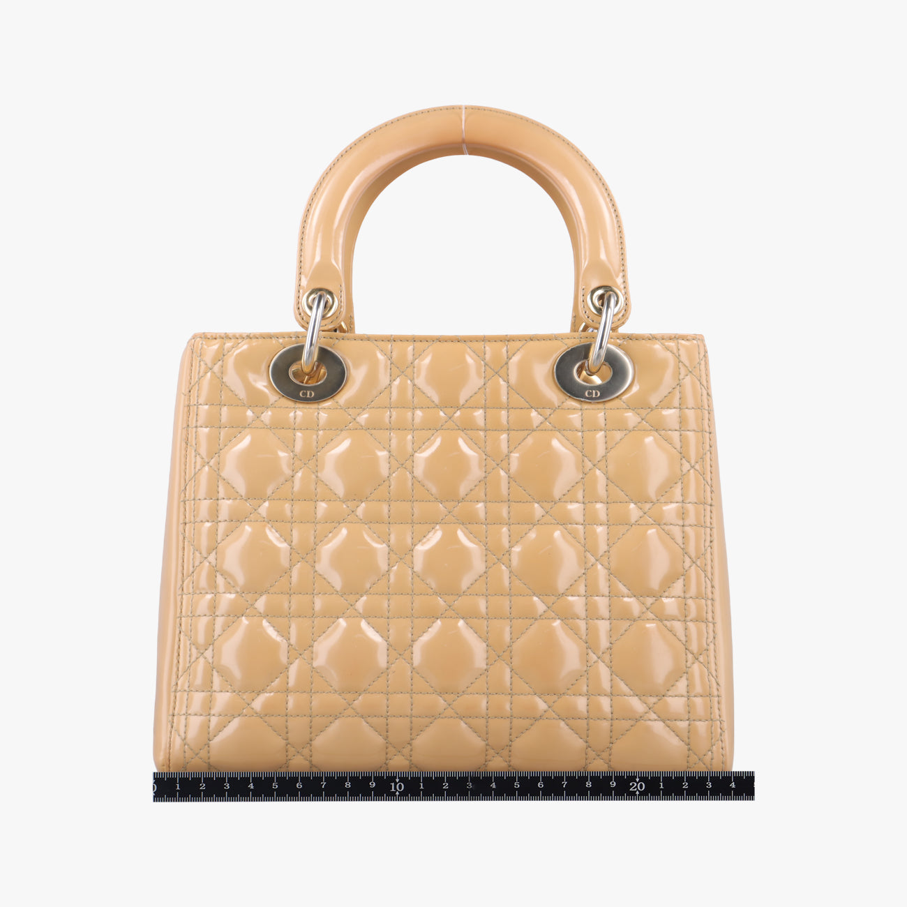 Lady DiorbeigePatent14B-MA-0112レディディオールベージュパテント14B-MA-0112