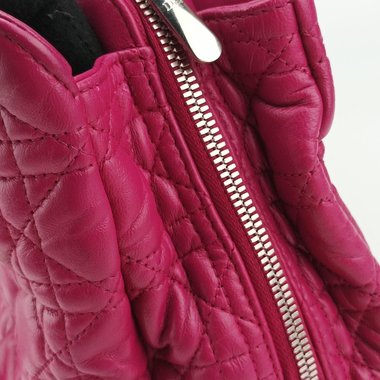 Cannage Dior Soft ShoppingRoselambskin01-BO-0144ディオールソフトローズ レッドラムスキン01-BO-0144