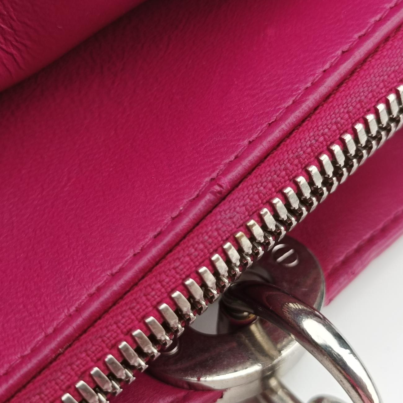 Cannage Dior Soft ShoppingRoselambskin01-BO-0144ディオールソフトローズ レッドラムスキン01-BO-0144