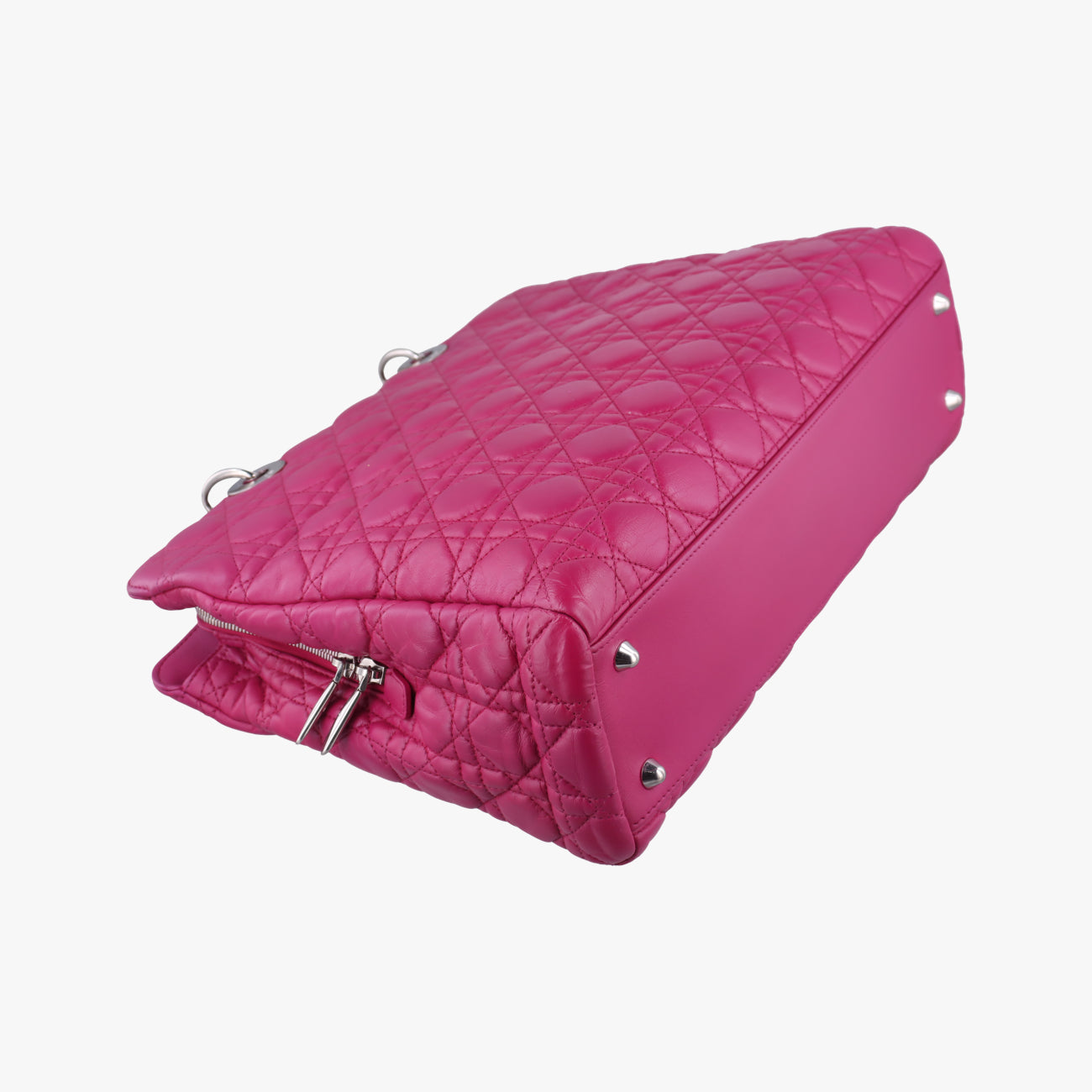 Cannage Dior Soft ShoppingRoselambskin01-BO-0144ディオールソフトローズ レッドラムスキン01-BO-0144