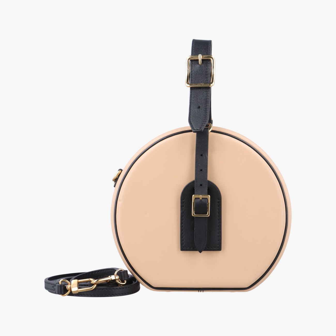 Petite Boite ChapeauBEIGE×BLACKLeatherM53138PL0318 ICチッププティット ボワット シャポーベージュ×ブラックレザーM53138PL0318 ICチップ