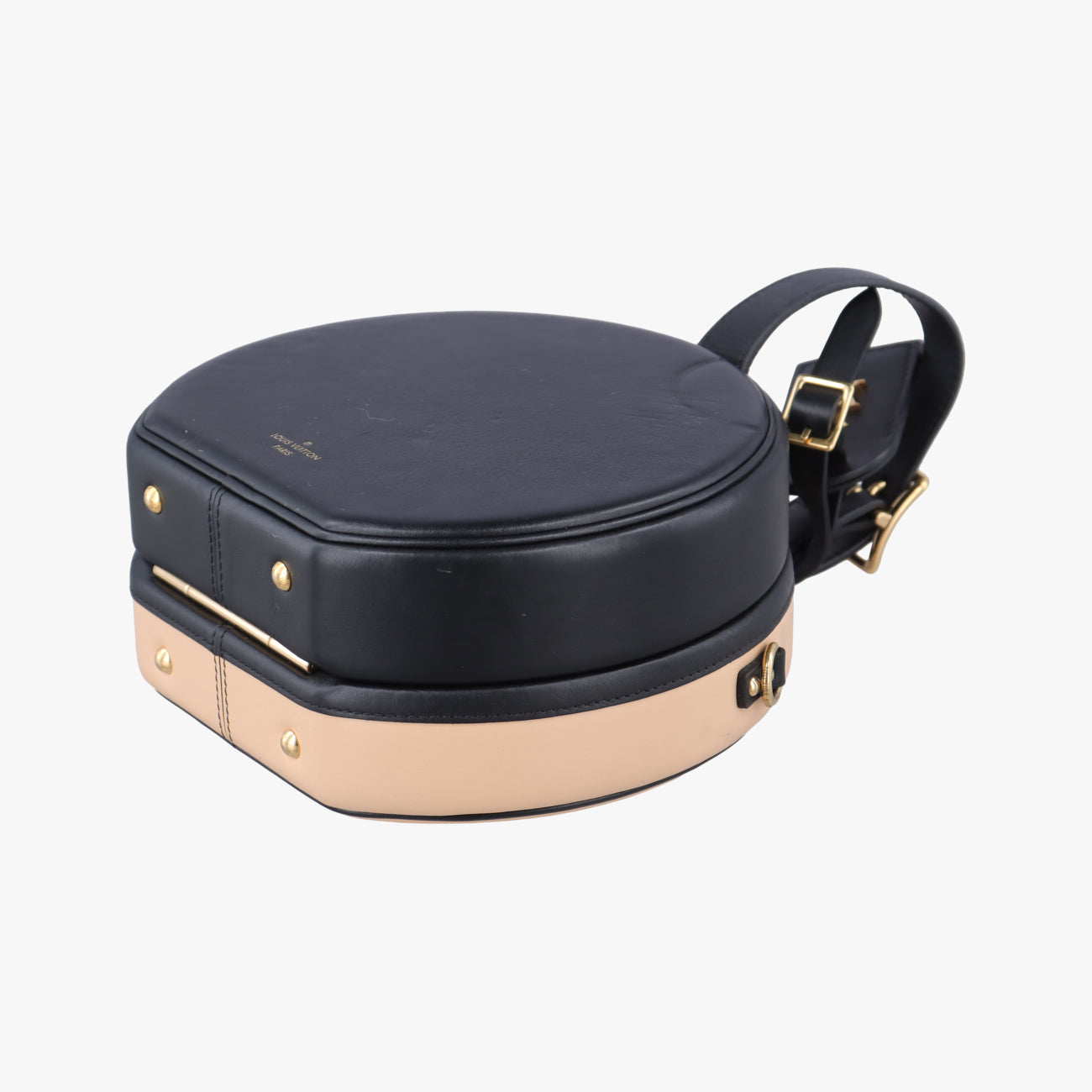 Petite Boite ChapeauBEIGE×BLACKLeatherM53138PL0318 ICチッププティット ボワット シャポーベージュ×ブラックレザーM53138PL0318 ICチップ