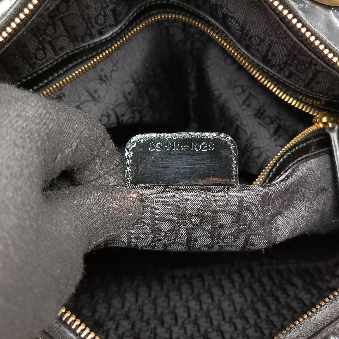 Lady DiorBlackPatent08-MA-1029レディディオールブラックパテント08-MA-1029