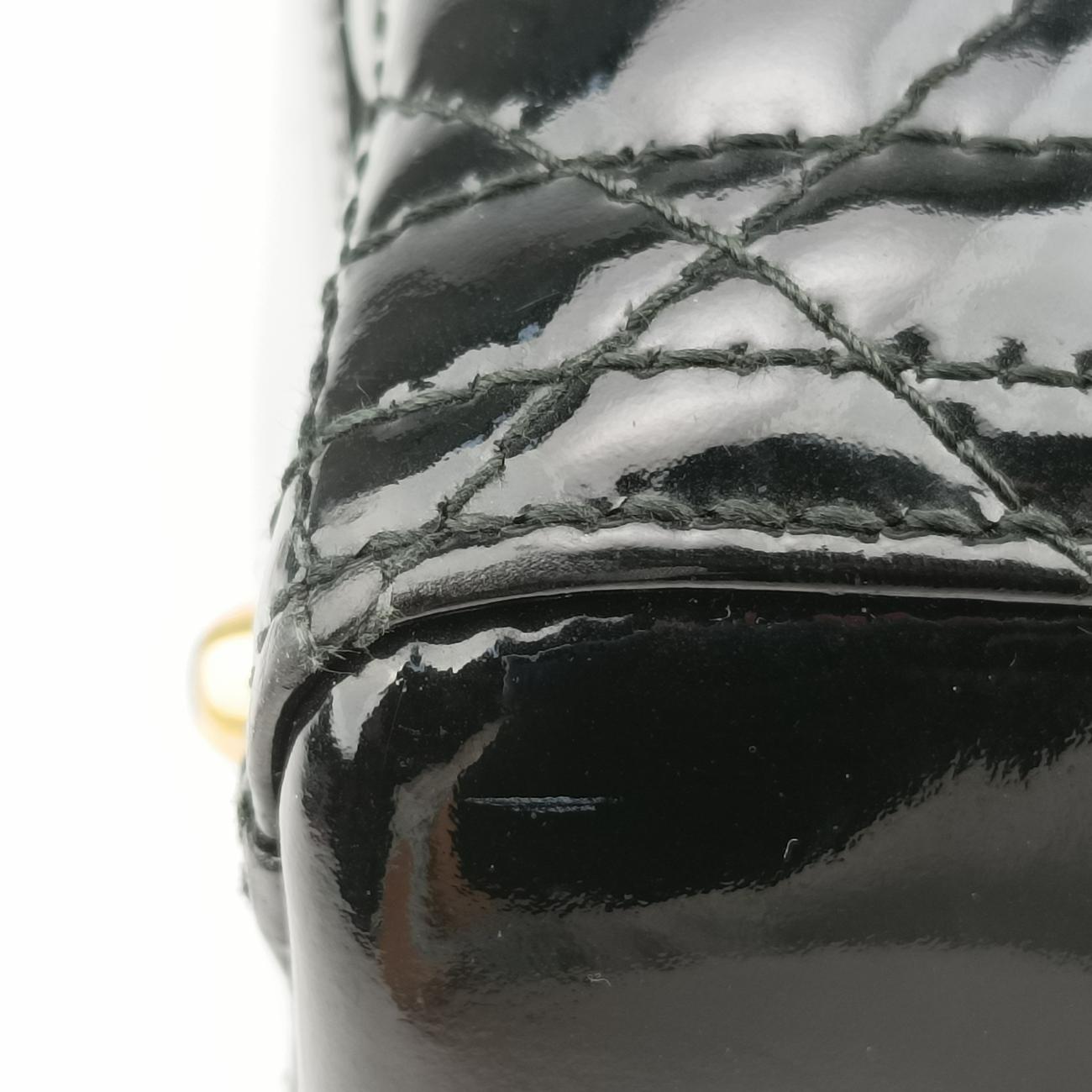 Lady DiorBlackPatent08-MA-1029レディディオールブラックパテント08-MA-1029