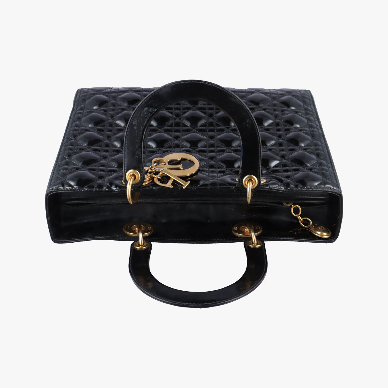 Lady DiorBlackPatent08-MA-1029レディディオールブラックパテント08-MA-1029