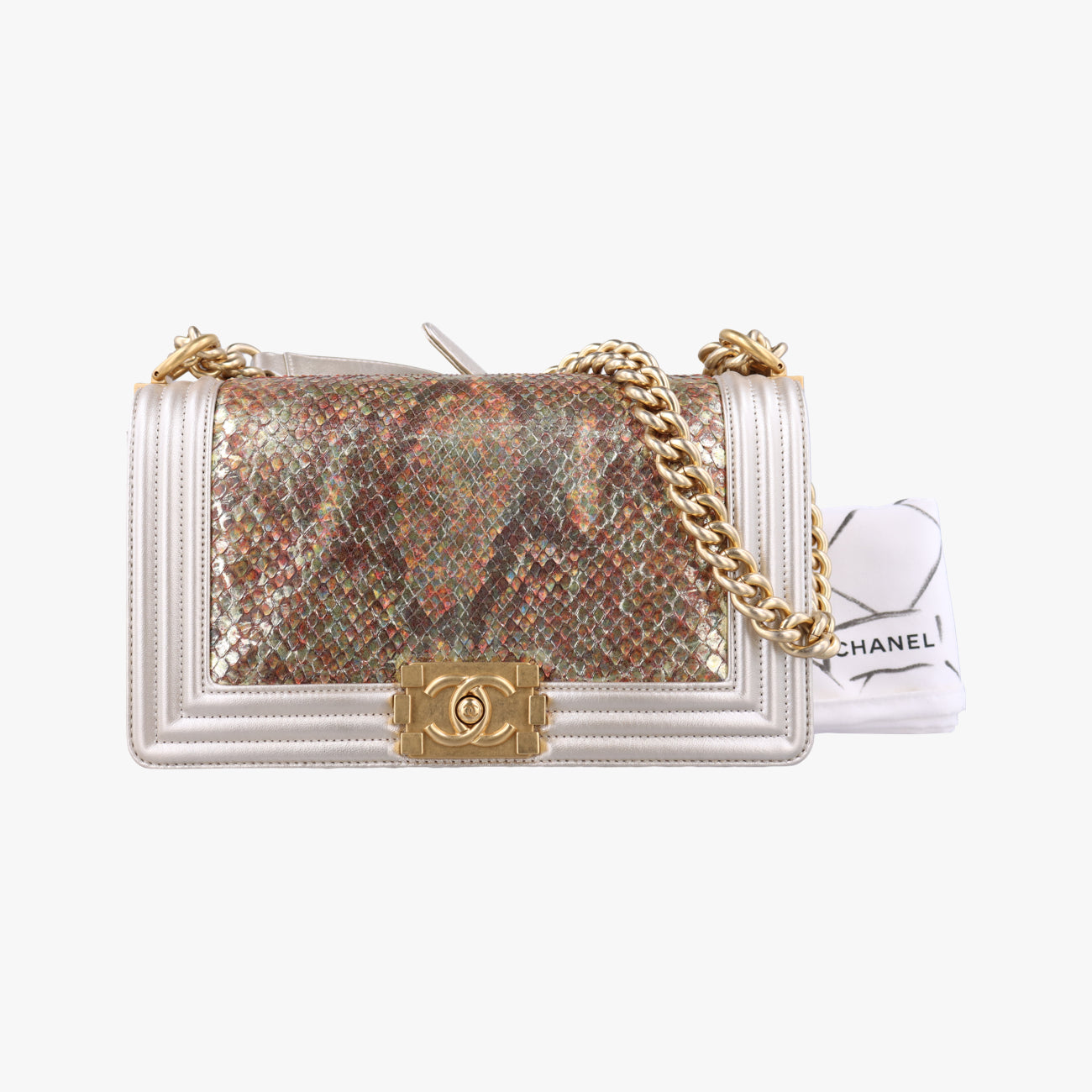BOY CHANELMulticolourlambskin×snakeskinA6708623974838ボーイシャネルマルチカラーラムスキン×ヘビ革A6708623974838