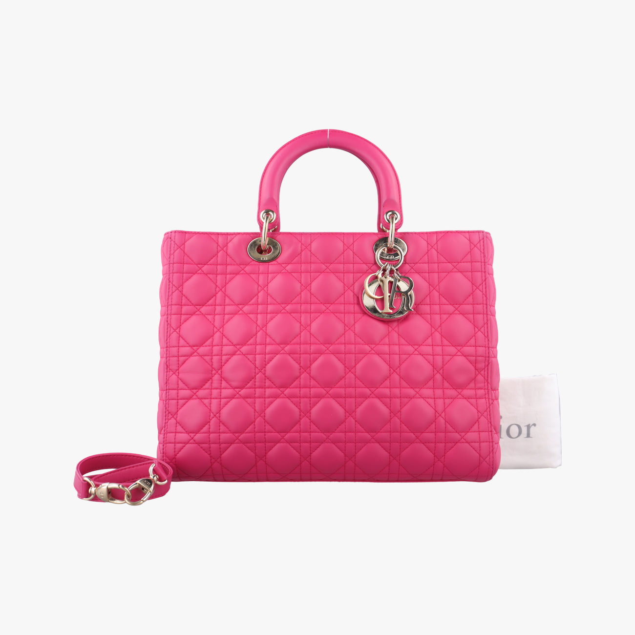 Lady DiorPinklambskin18-MA-0123レディディオールピンクラムスキン18-MA-0123