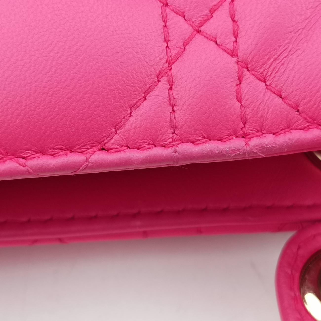 Lady DiorPinklambskin18-MA-0123レディディオールピンクラムスキン18-MA-0123