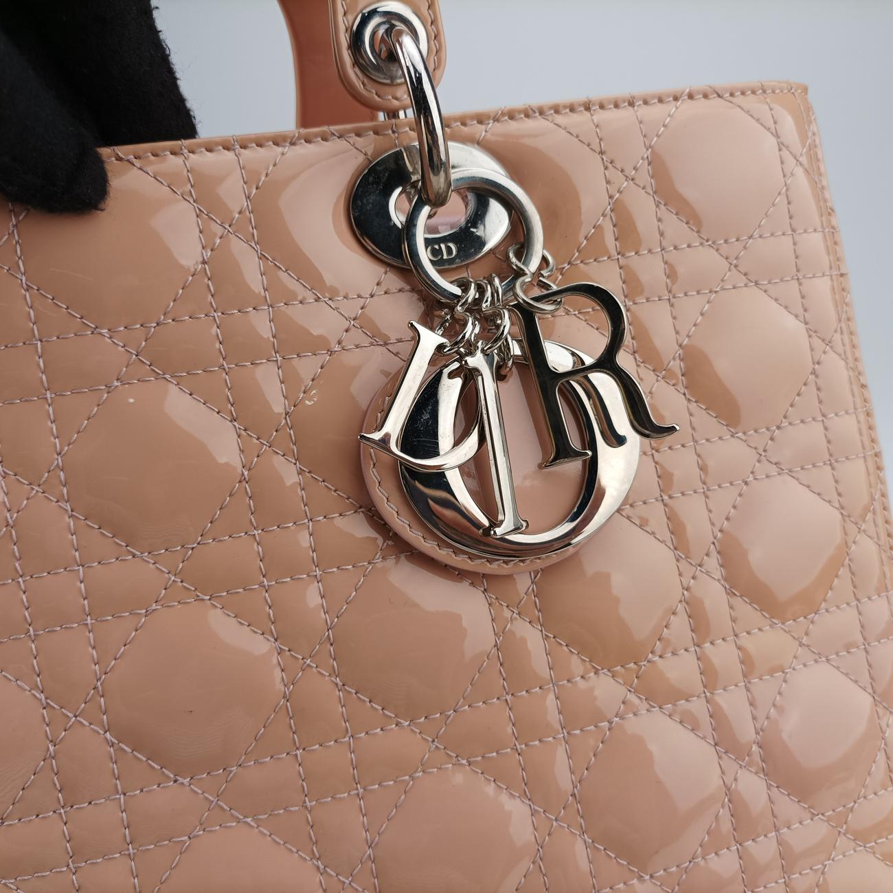 Lady DiorPinkPatent16-BO-0152レディディオールピンクパテント16-BO-0152