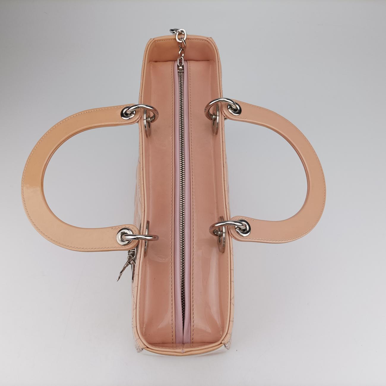 Lady DiorPinkPatent16-BO-0152レディディオールピンクパテント16-BO-0152