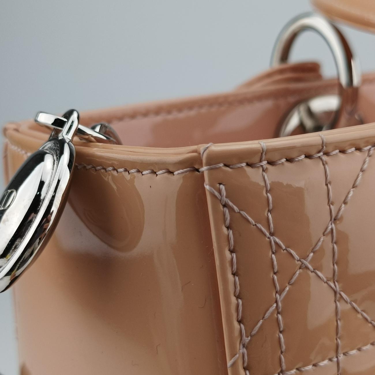 Lady DiorPinkPatent16-BO-0152レディディオールピンクパテント16-BO-0152