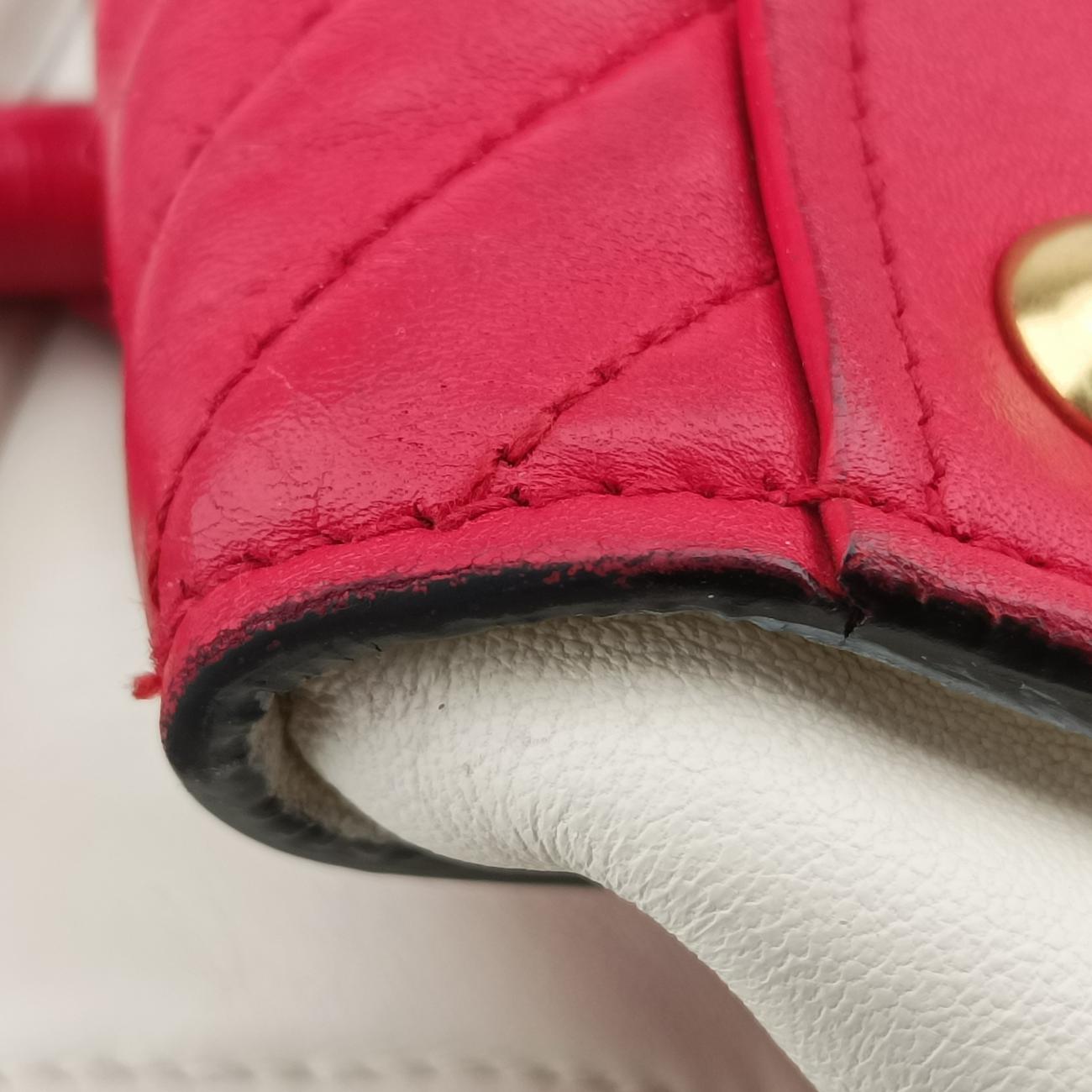 Nappa  Biker Red x White Leather 197/Bナッパバイカー レッド×ホワイト レザー 197/B