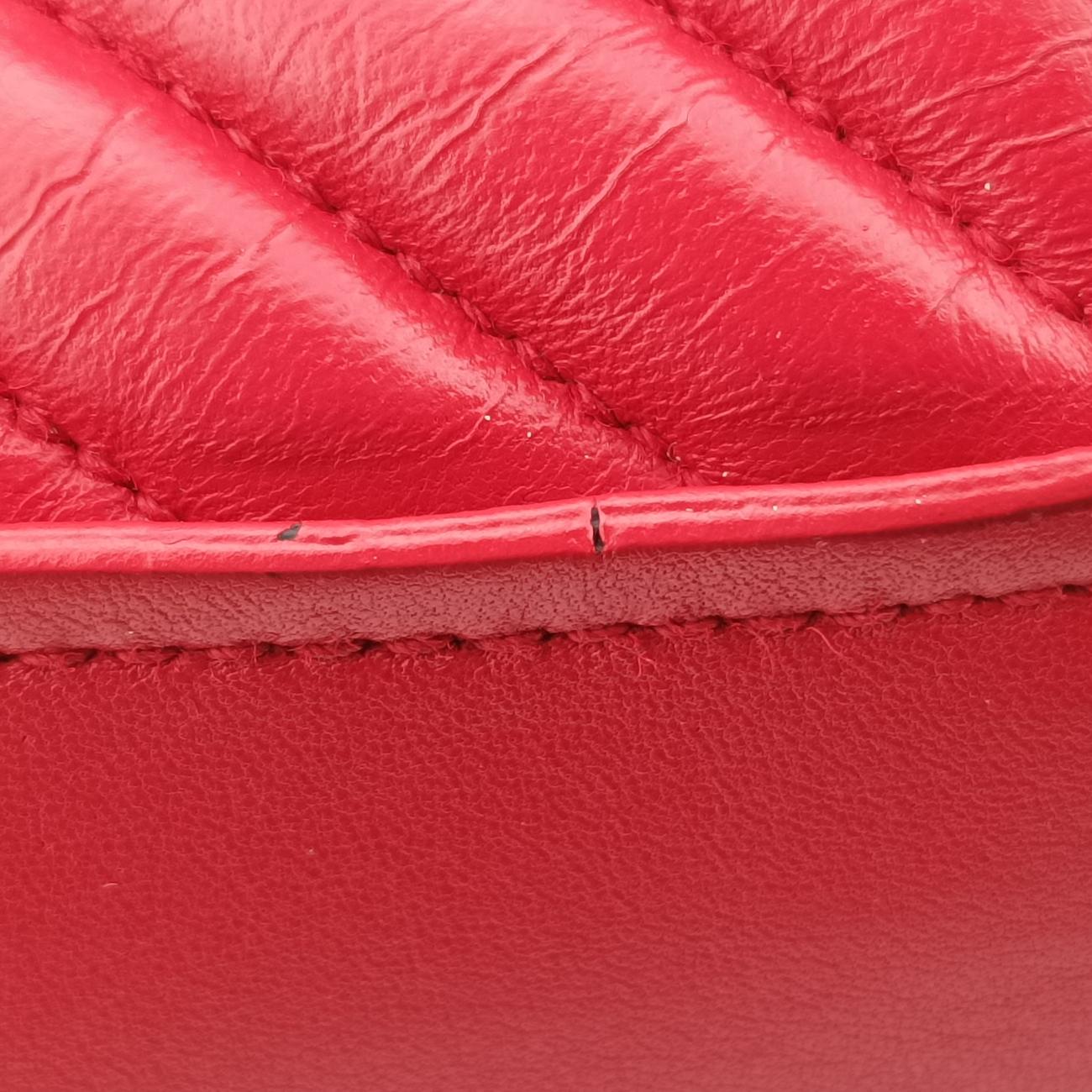 Nappa  Biker Red x White Leather 197/Bナッパバイカー レッド×ホワイト レザー 197/B