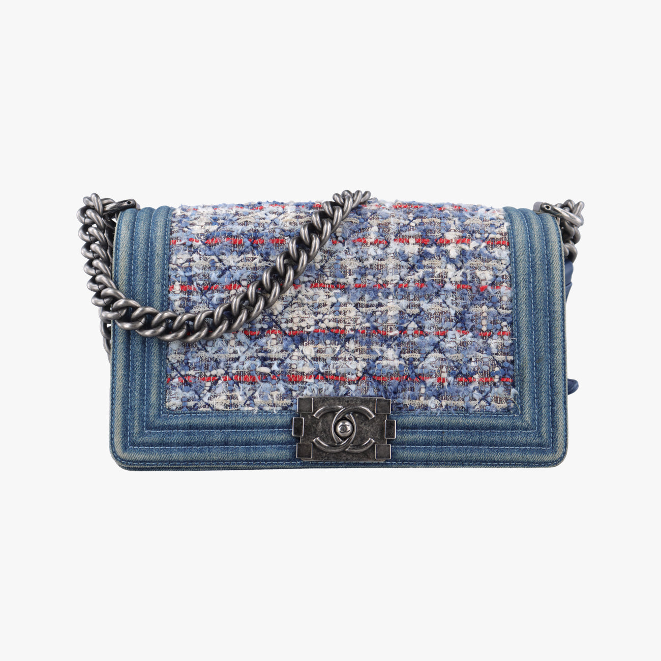 BOY CHANELblue×MulticolourdenimA6708619106227ボーイシャネルブルー×マルチカラーデニムA6708619106227