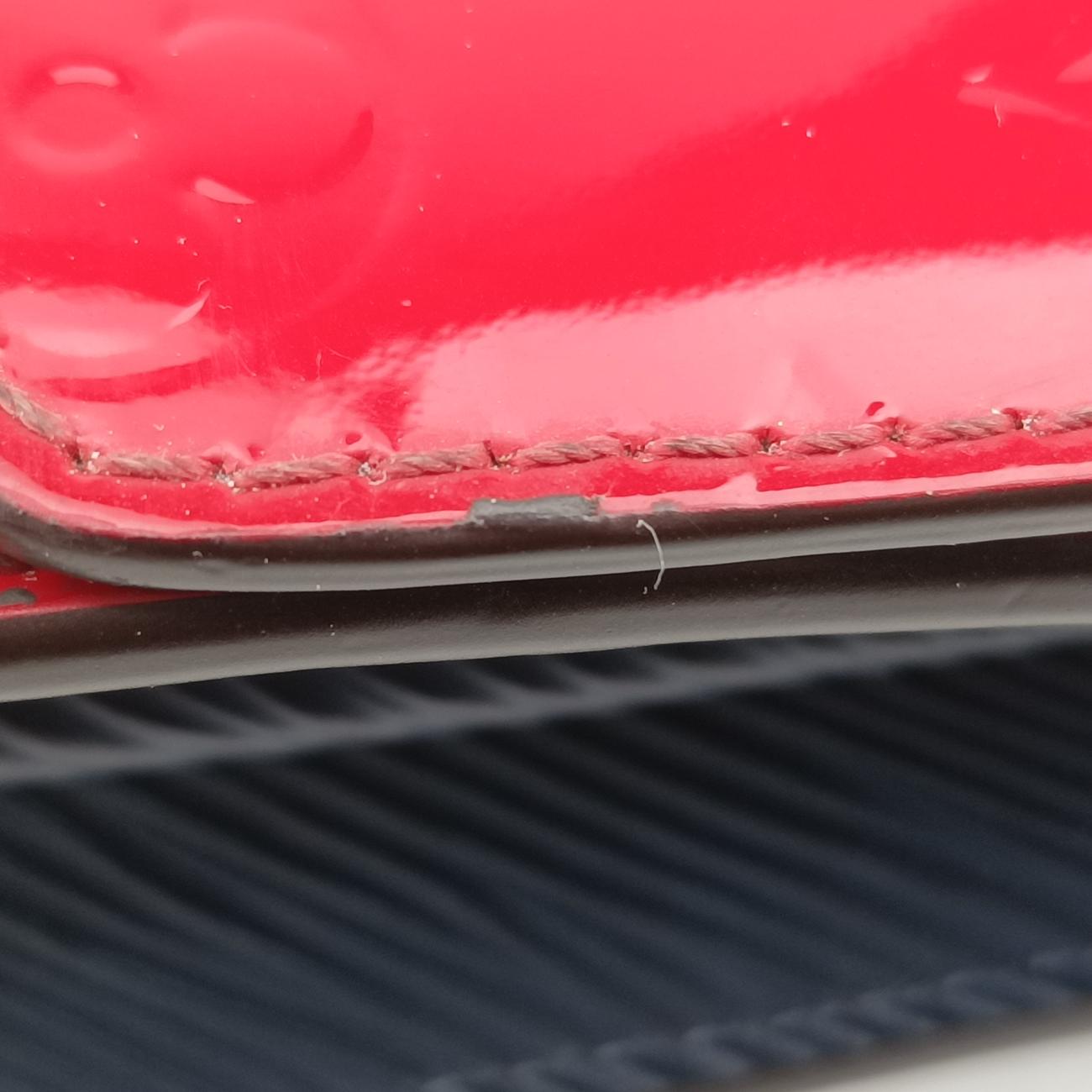 Spring street PM Scarlet Red Vernis×Leather×Monogram Canvas M90505 NZ3119 ICチップスプリングストリートPM スカーレット ヴェルニ×レザー×モノグラムキャンバス M90505 NZ3119 ICチップ