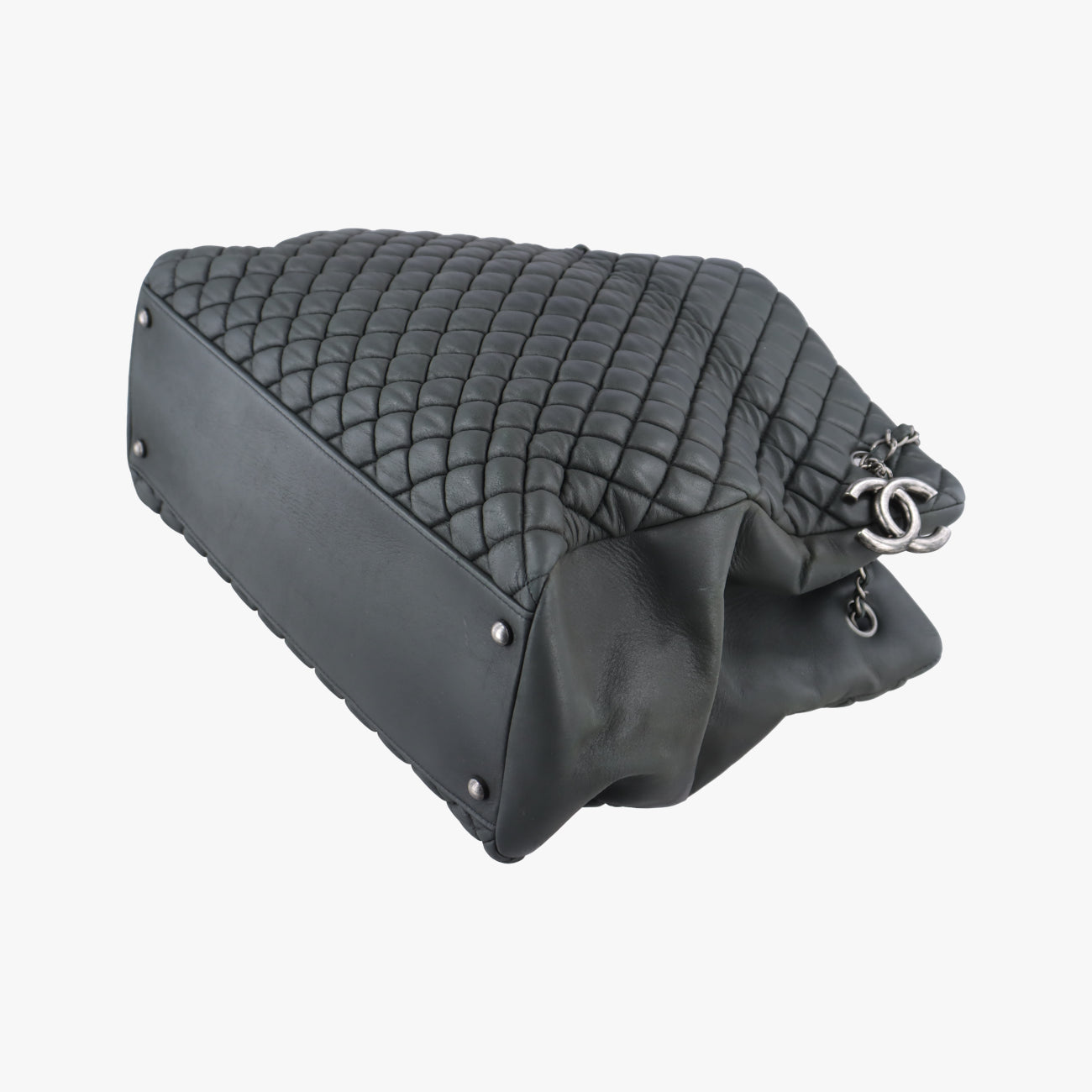 Matelasse cocomark MademoiselleGreenIridescent CalfskinA6738917112447マトラッセ ココマーク マドモアゼルグリーンレザーA6738917112447