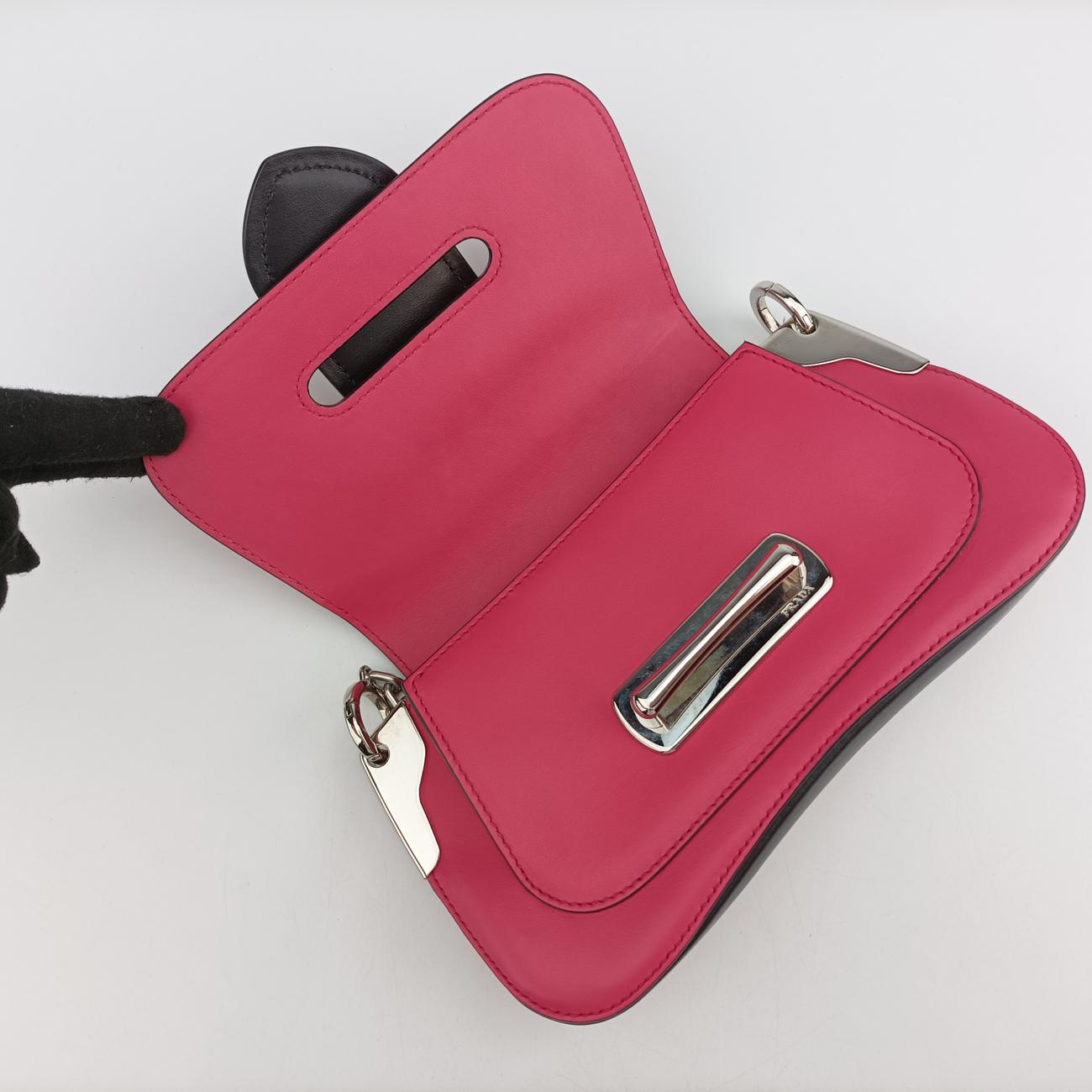 SidoniePink×blackLeather1BD16825 Cシドニーピンク×ブラックレザー1BD16825 C