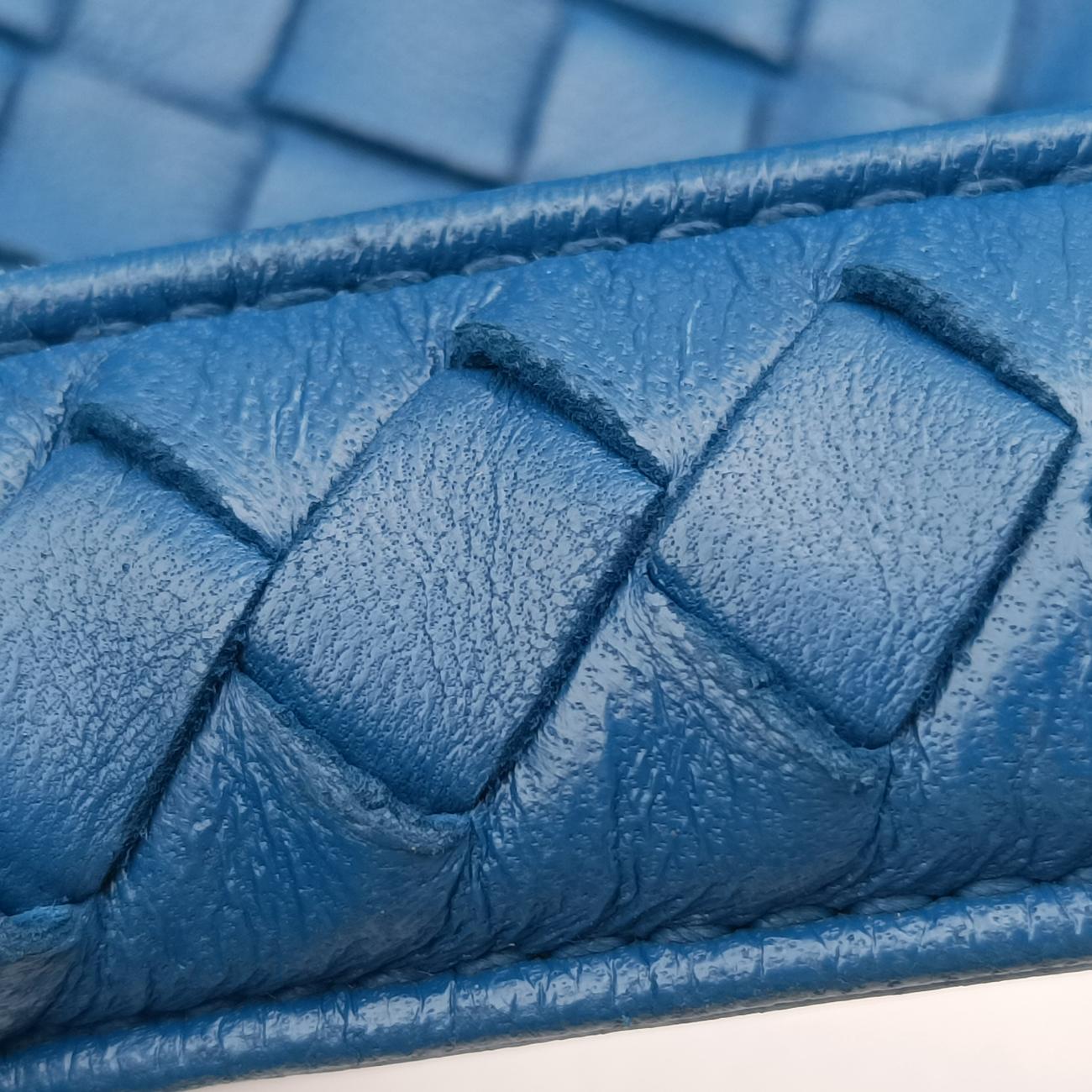 CAMPANA IntrecciatoBluelambskin124864 V0016 4362 EPEV 2010 6971 Aカンパーナ イントレチャートブルーラムスキン124864 V0016 4362 EPEV 2010 6971 A
