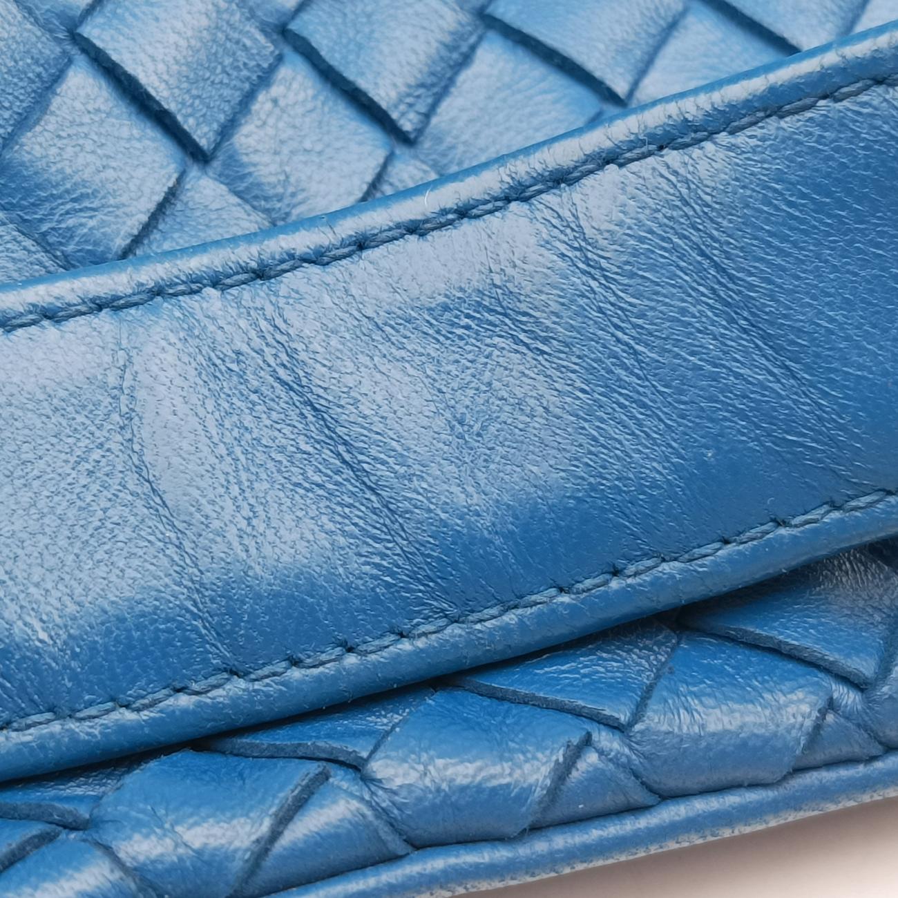 CAMPANA IntrecciatoBluelambskin124864 V0016 4362 EPEV 2010 6971 Aカンパーナ イントレチャートブルーラムスキン124864 V0016 4362 EPEV 2010 6971 A