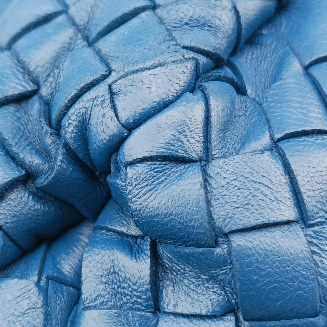 CAMPANA IntrecciatoBluelambskin124864 V0016 4362 EPEV 2010 6971 Aカンパーナ イントレチャートブルーラムスキン124864 V0016 4362 EPEV 2010 6971 A