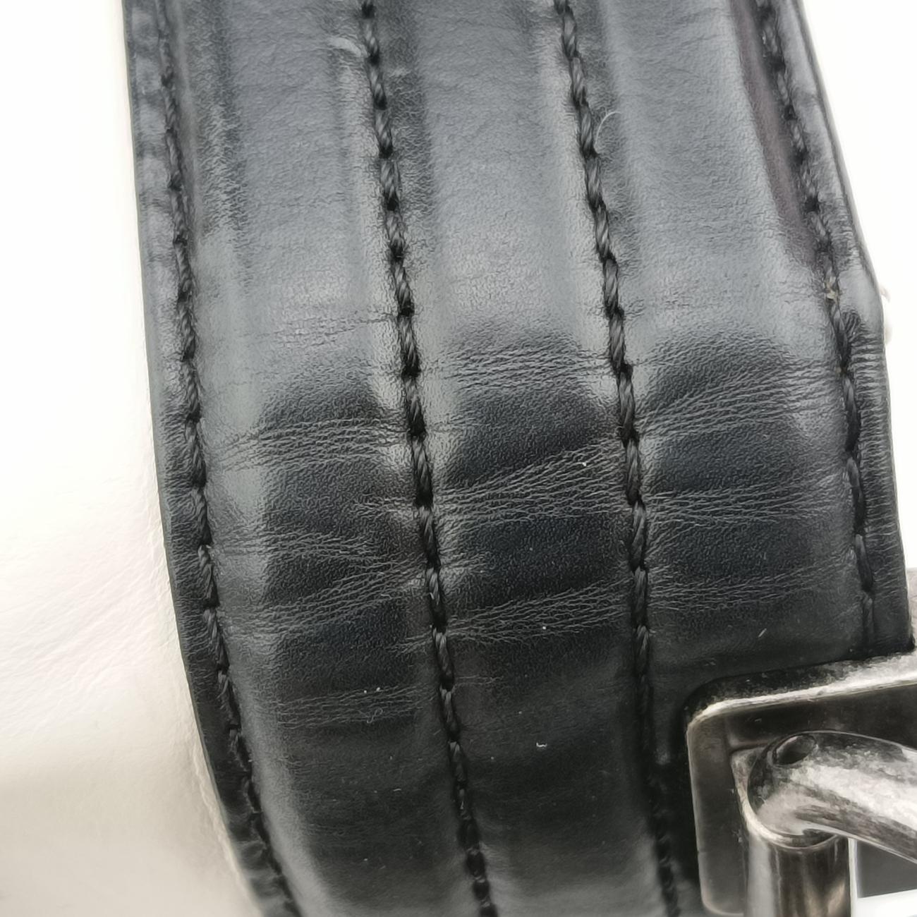 BOY CHANEL Black×white Leather 15641288ボーイシャネル ブラック×ホワイト レザー A66713 15641288