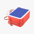 Filigree Vanity CaseBlue x Red x WhiteCaviar LeatherA9334226940738CCフィリグリー バニティ ケース トップ ハンドルブルー×レッド×ホワイトキャビアレザーA9334226940738