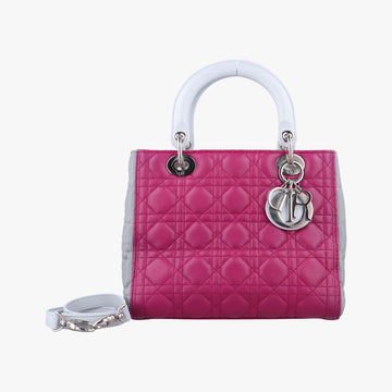 Lady DiorRose×Graylambskin18-MA-0134レディディオールローズ レッド×グレーラムスキン18-MA-0134