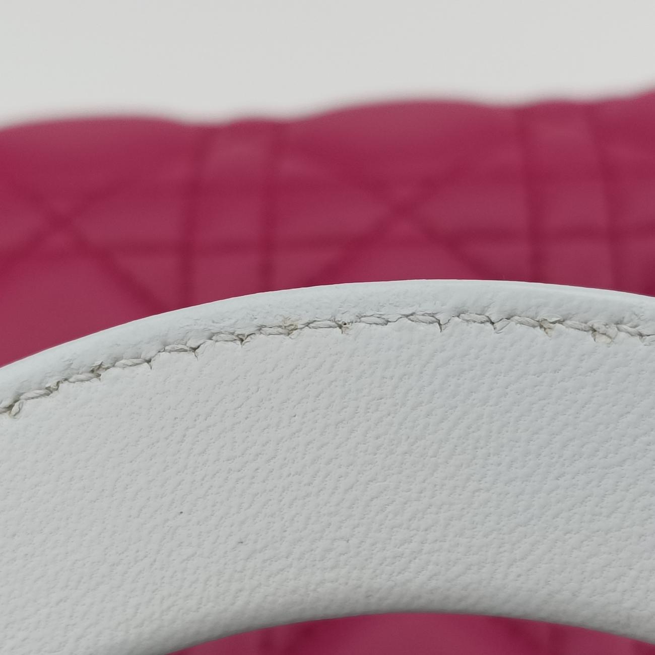 Lady DiorRose×Graylambskin18-MA-0134レディディオールローズ レッド×グレーラムスキン18-MA-0134