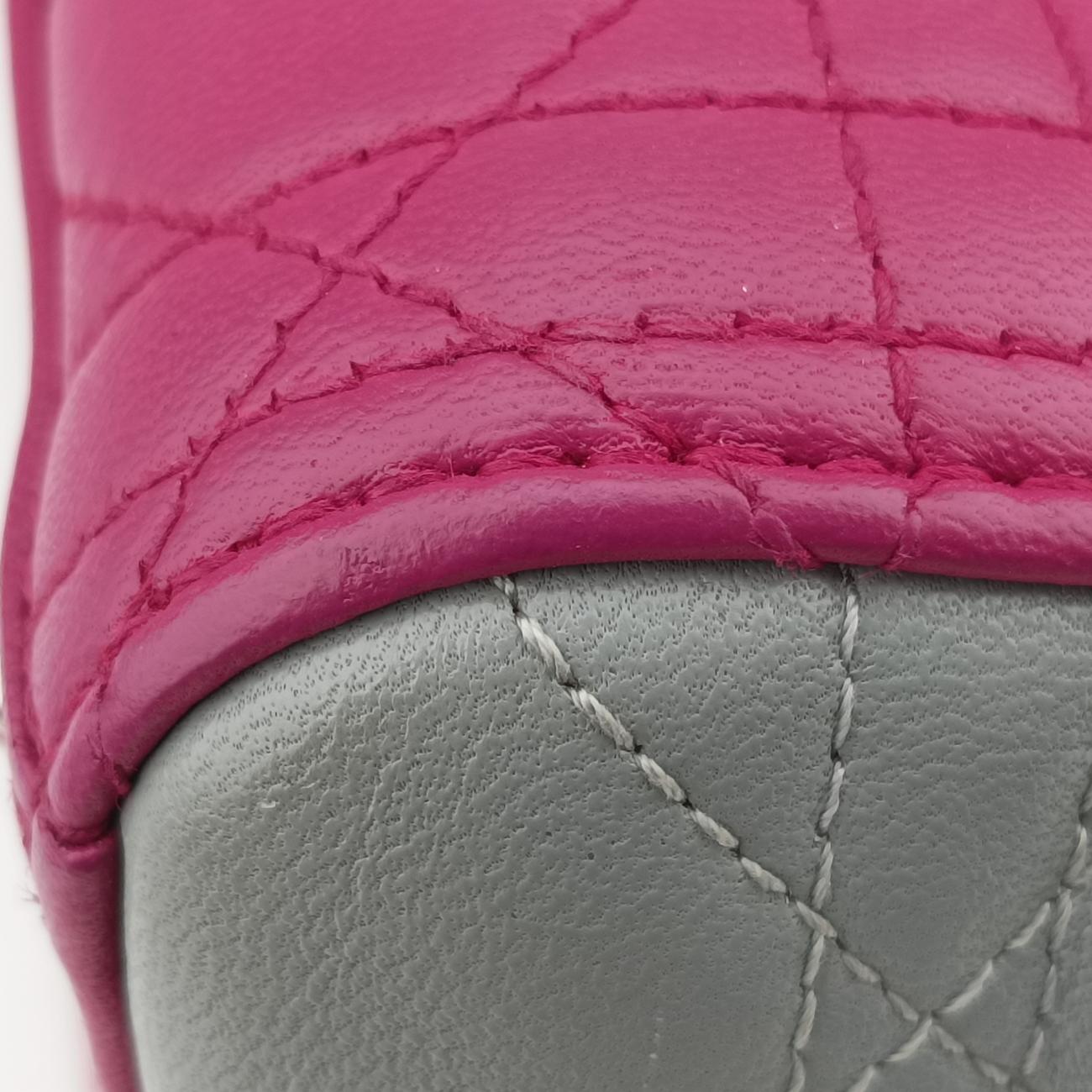 Lady DiorRose×Graylambskin18-MA-0134レディディオールローズ レッド×グレーラムスキン18-MA-0134