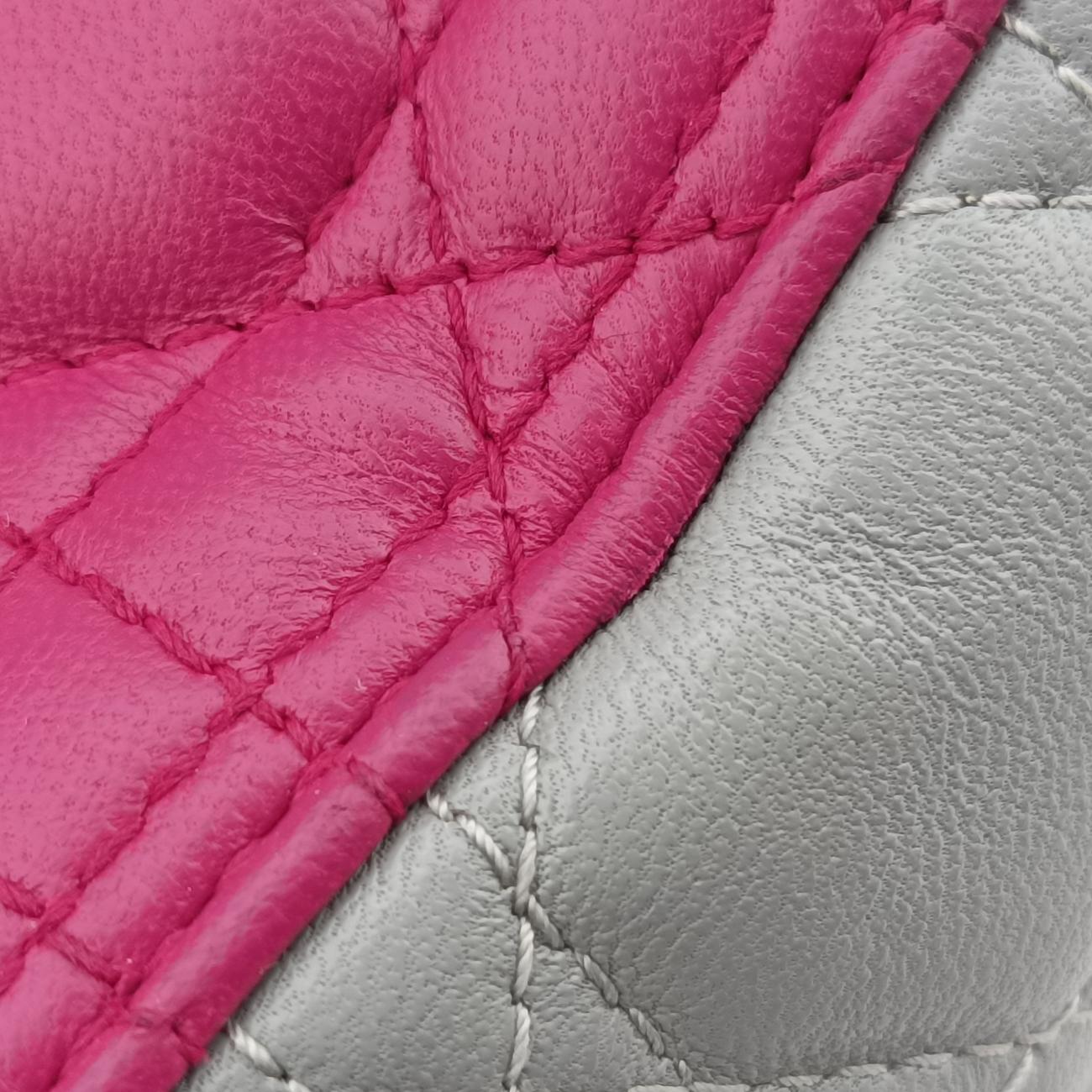 Lady DiorRose×Graylambskin18-MA-0134レディディオールローズ レッド×グレーラムスキン18-MA-0134