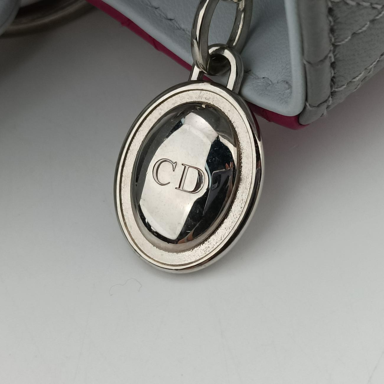 Lady DiorRose×Graylambskin18-MA-0134レディディオールローズ レッド×グレーラムスキン18-MA-0134