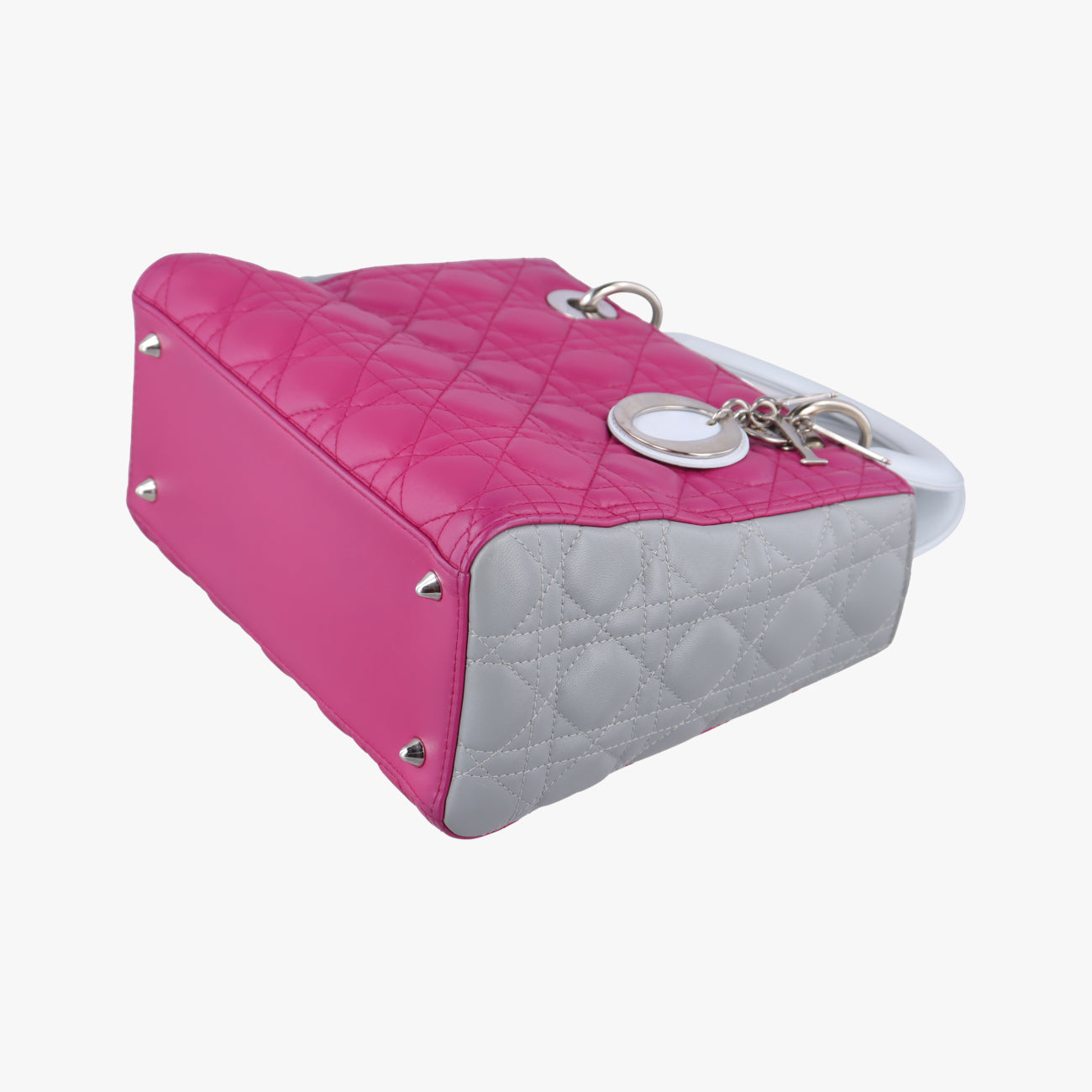 Lady DiorRose×Graylambskin18-MA-0134レディディオールローズ レッド×グレーラムスキン18-MA-0134