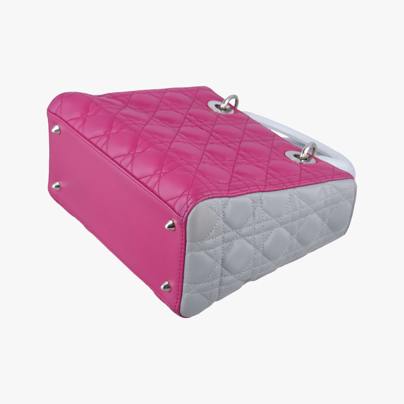 Lady DiorRose×Graylambskin18-MA-0134レディディオールローズ レッド×グレーラムスキン18-MA-0134