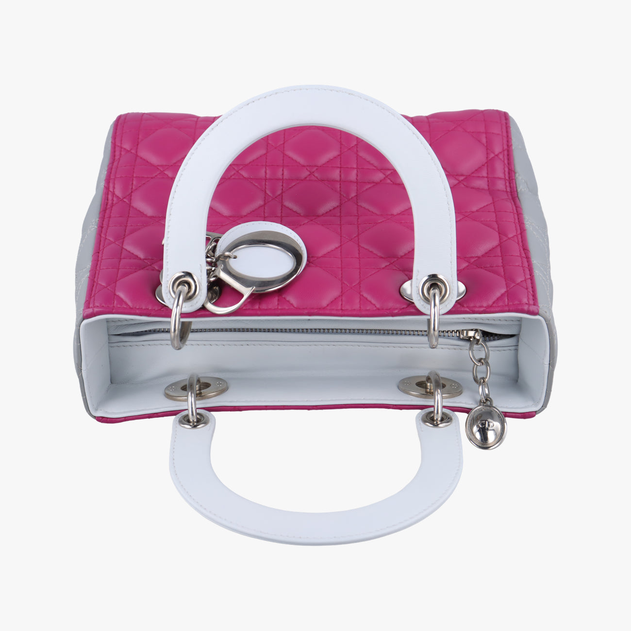 Lady DiorRose×Graylambskin18-MA-0134レディディオールローズ レッド×グレーラムスキン18-MA-0134