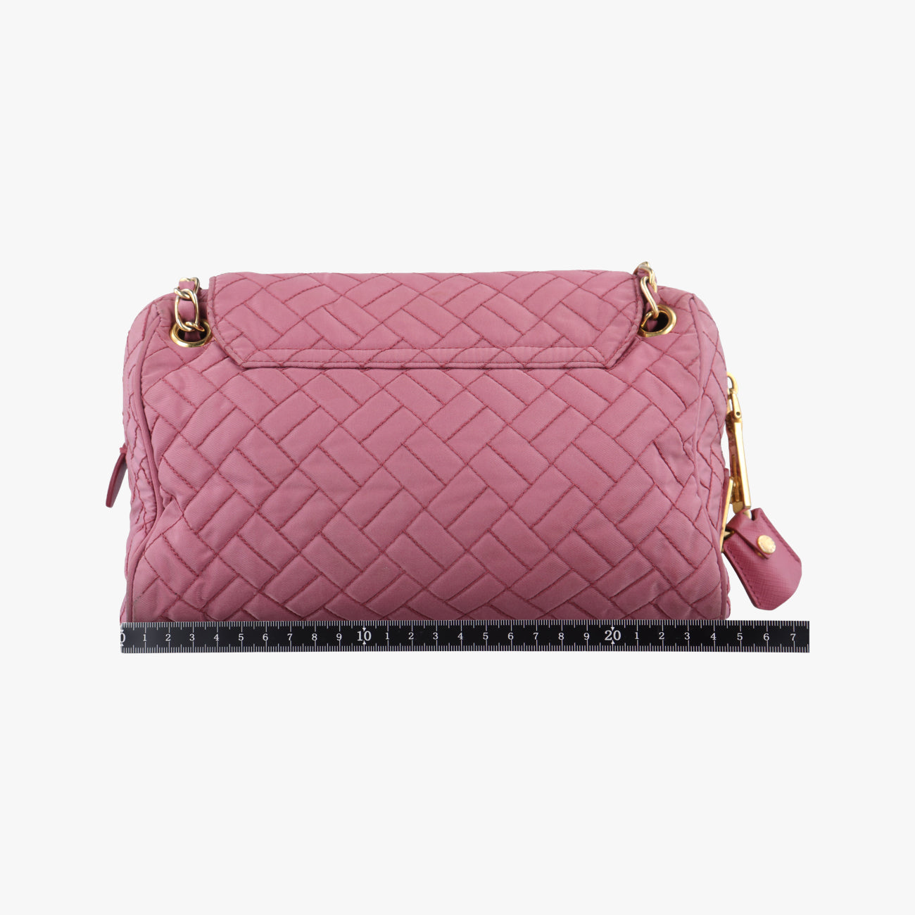 Chain Quilting FlapPinknylonBR4965194/Aチェーン キルティング フラップピンクナイロンBR4965194/A